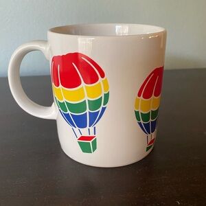 Vintage Rainbow Hot Air Ballon Mug